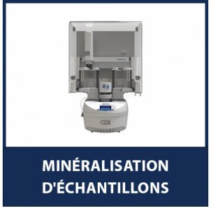 Minéralisation d'échantillons